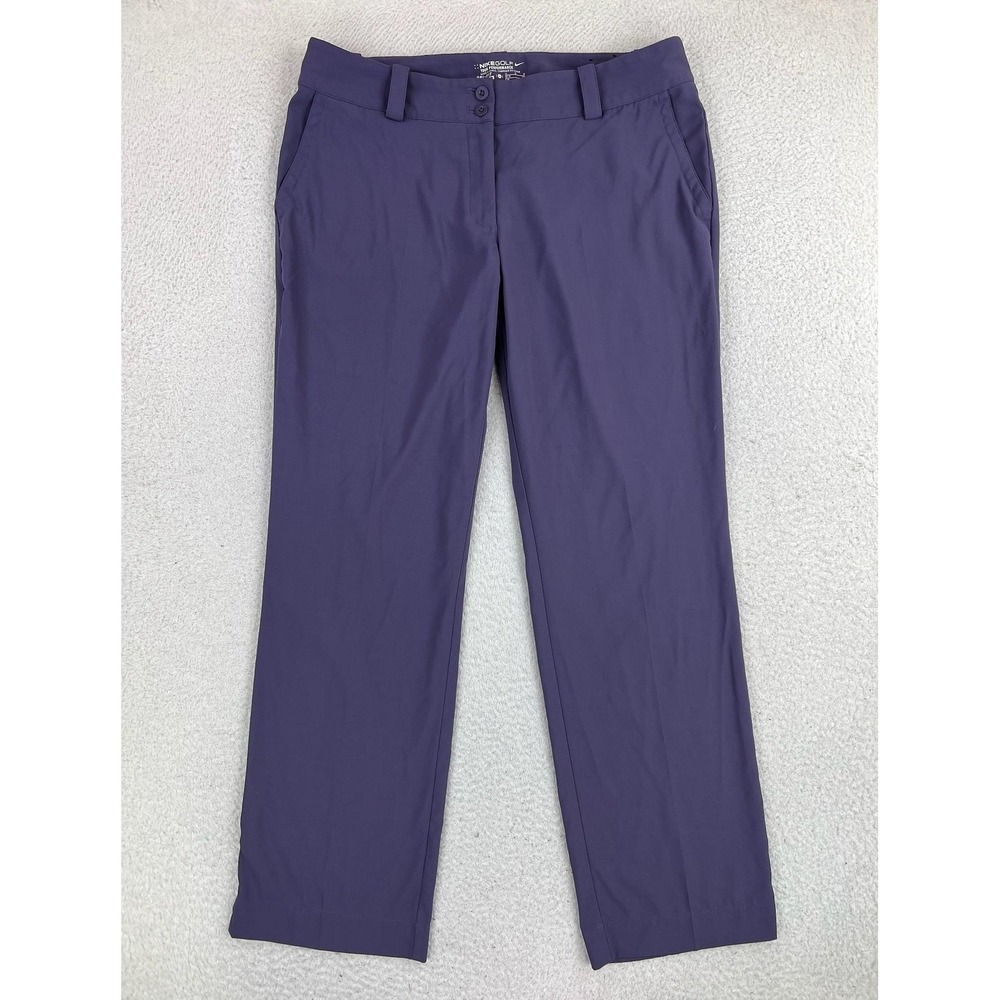 Nike Golf Pants Womens 14 Purple Tech Tour Performance Dri-FIT 618147-512